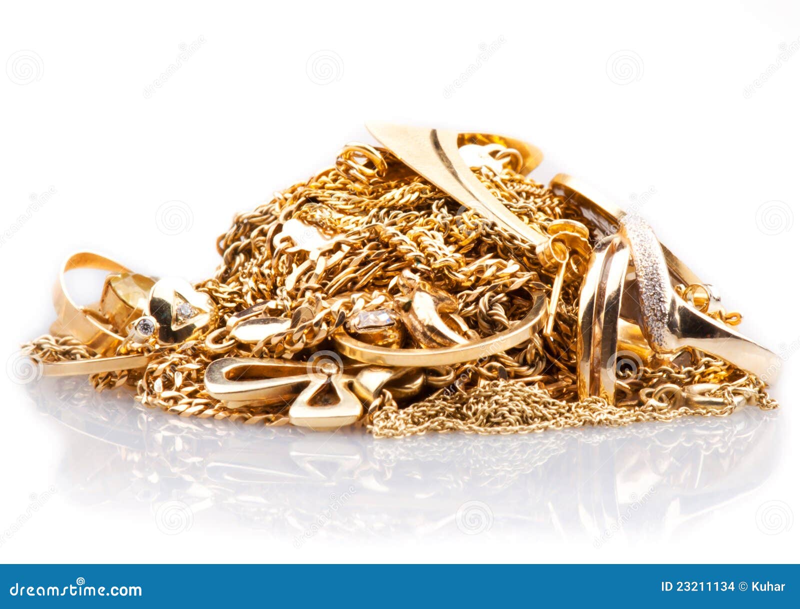 Scrap Gold stock photo. Image of isolated, gold, jewelry 23211134