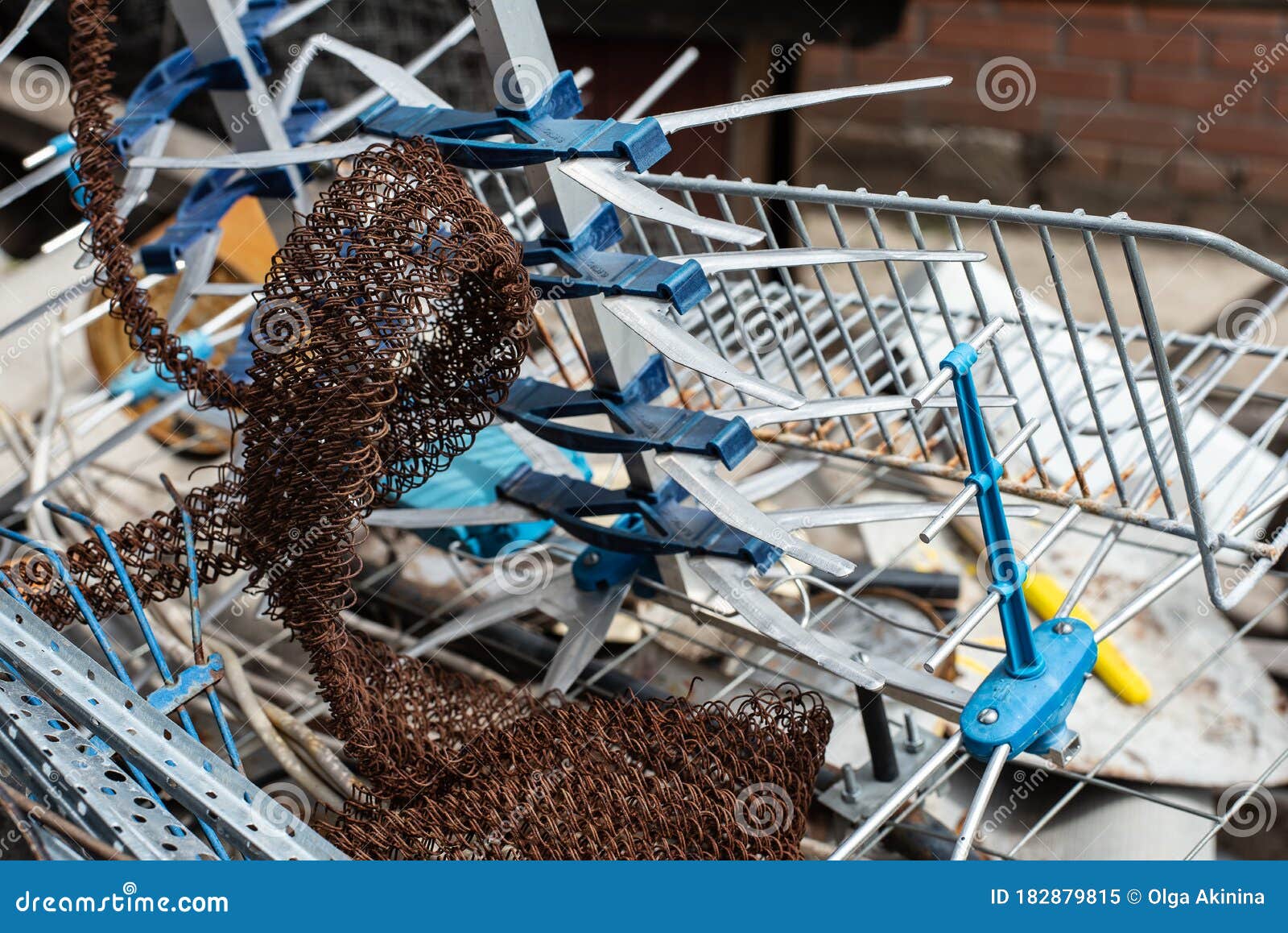 Scrap Metal Collection.Environmental Issues Disposal of Household