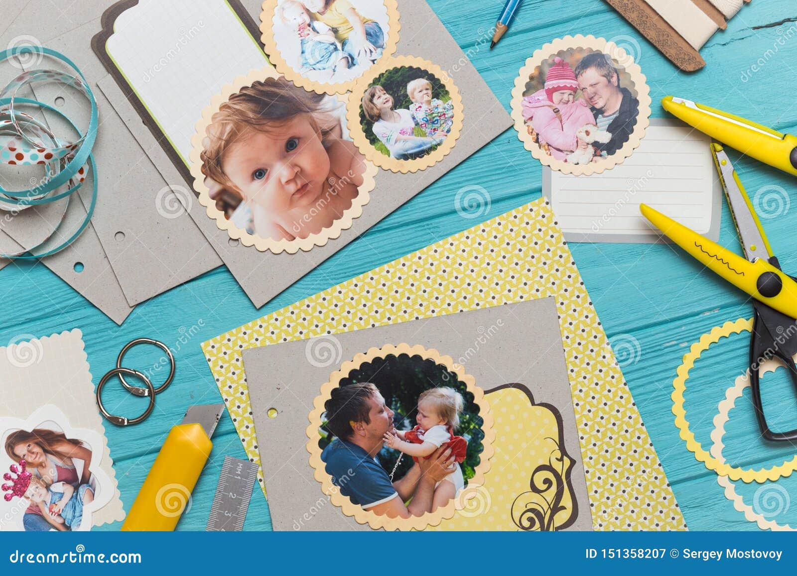 Process of Creating a Childrens Album Stock Image Image of holiday