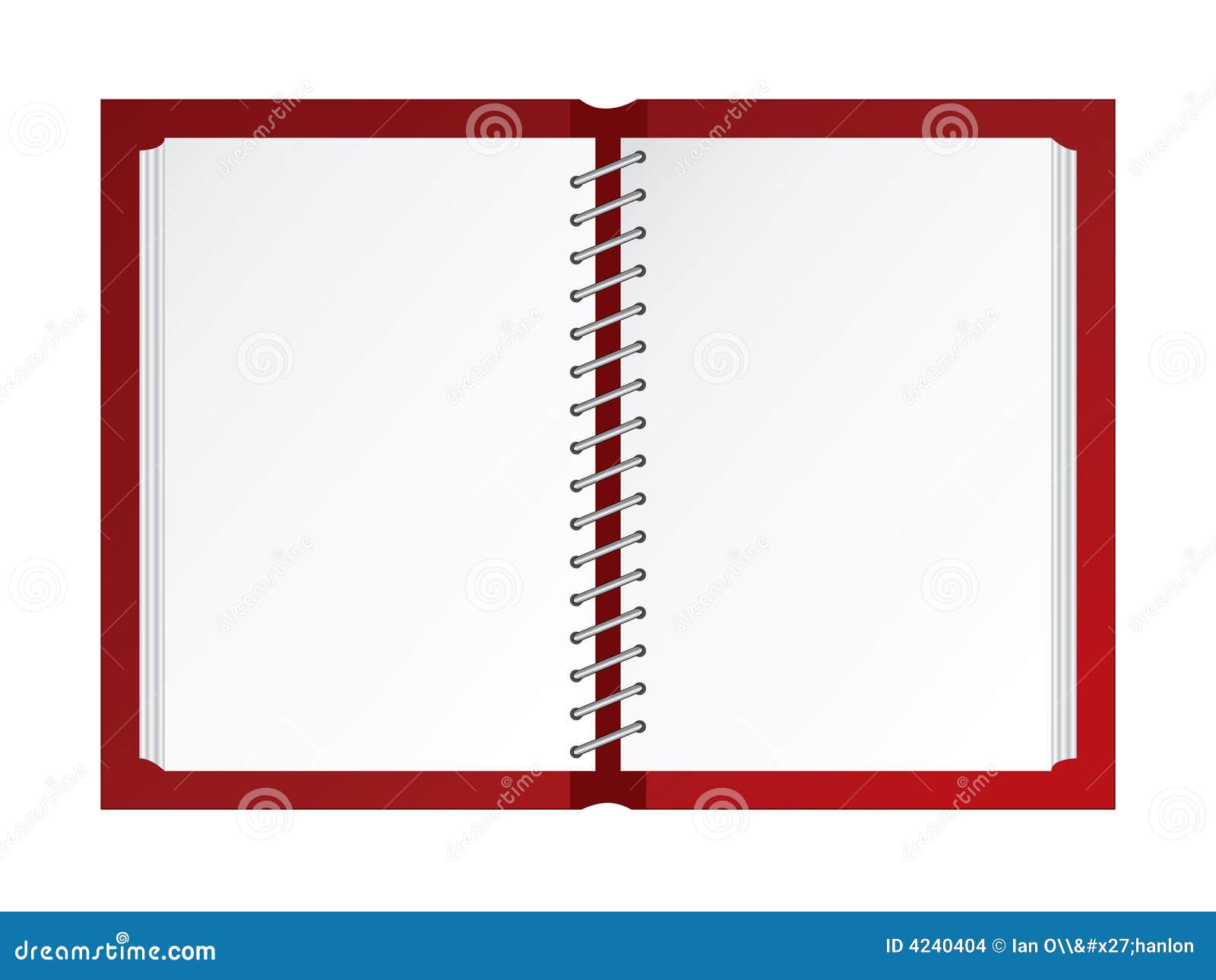 Scrapbook em branco ilustração do vetor. Ilustração de jornal 4240404