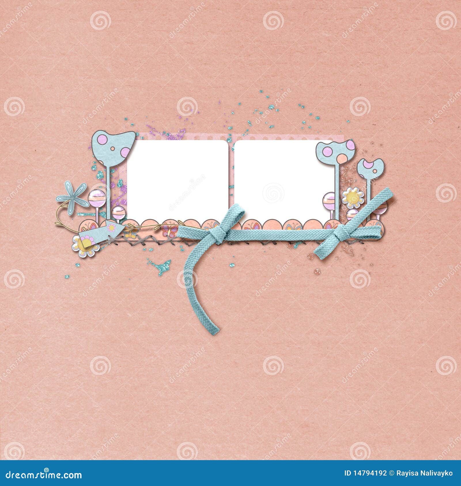 Scrapbook layout stock illustration. Illustration of beautiful - 14794192