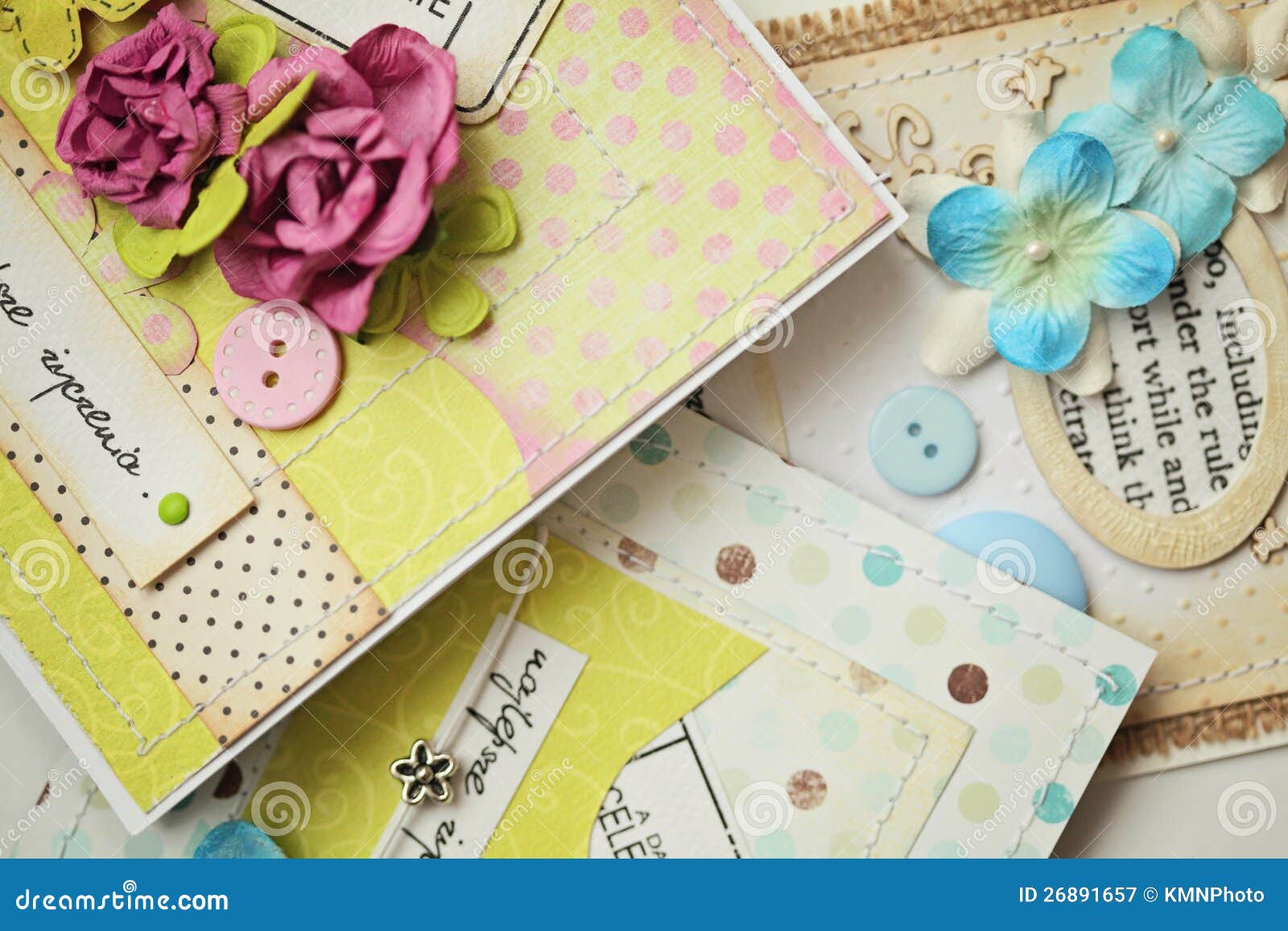 Scrapbooking card stock image. Image of memories, card 26891657