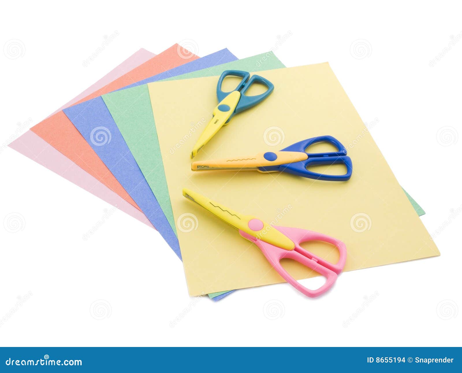 Scrapbooking supplies stock photo. Image of scissors, shot 8655194