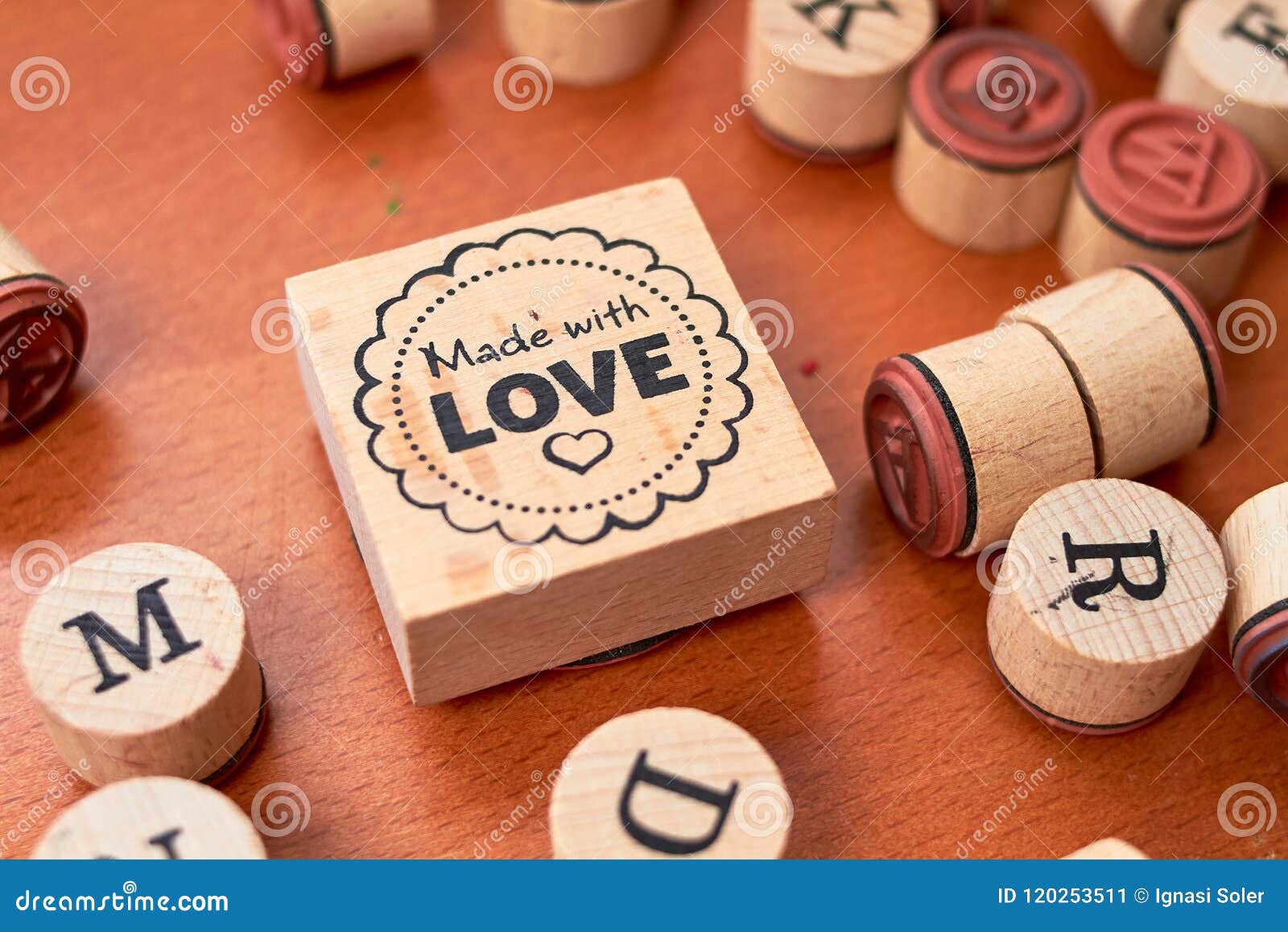 Scrapbooking Wooden Stamp Set Editorial Photo Image of invitation