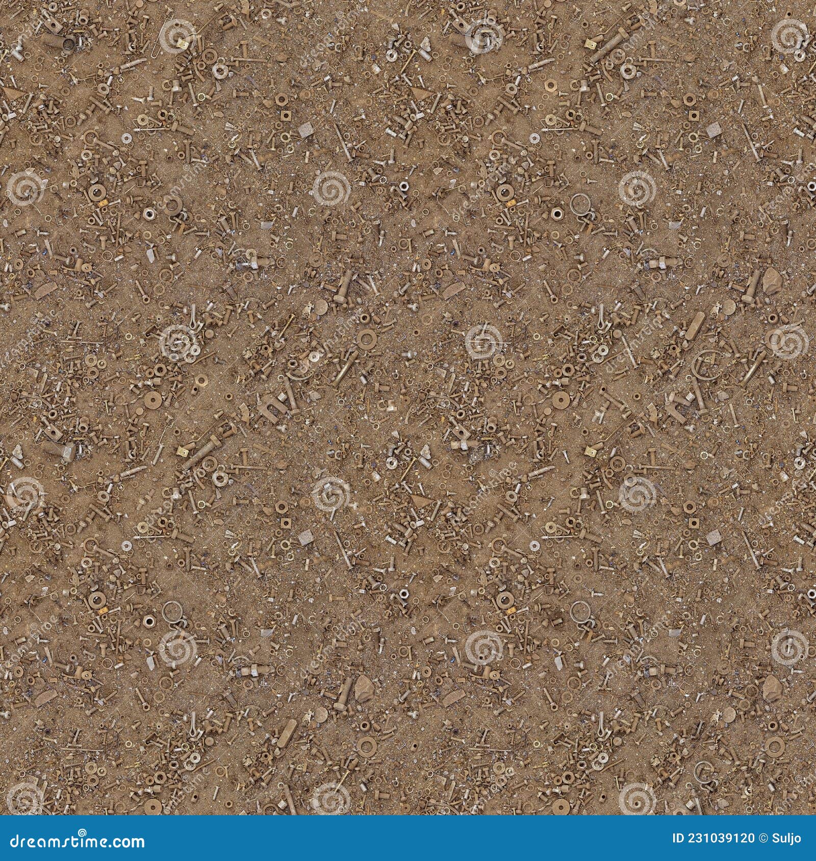 scrapy nuts and bolts seamless background