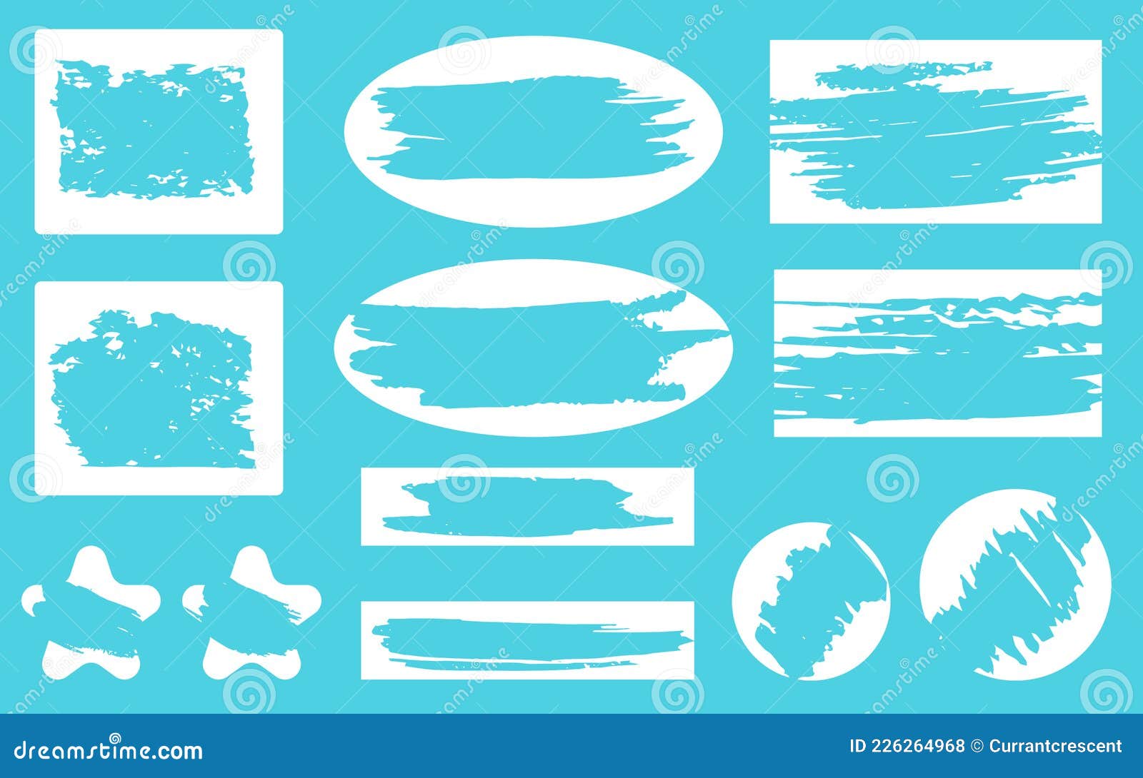 Scratch Lucky Win Card Game Win Shape Set Icons Stock Vector