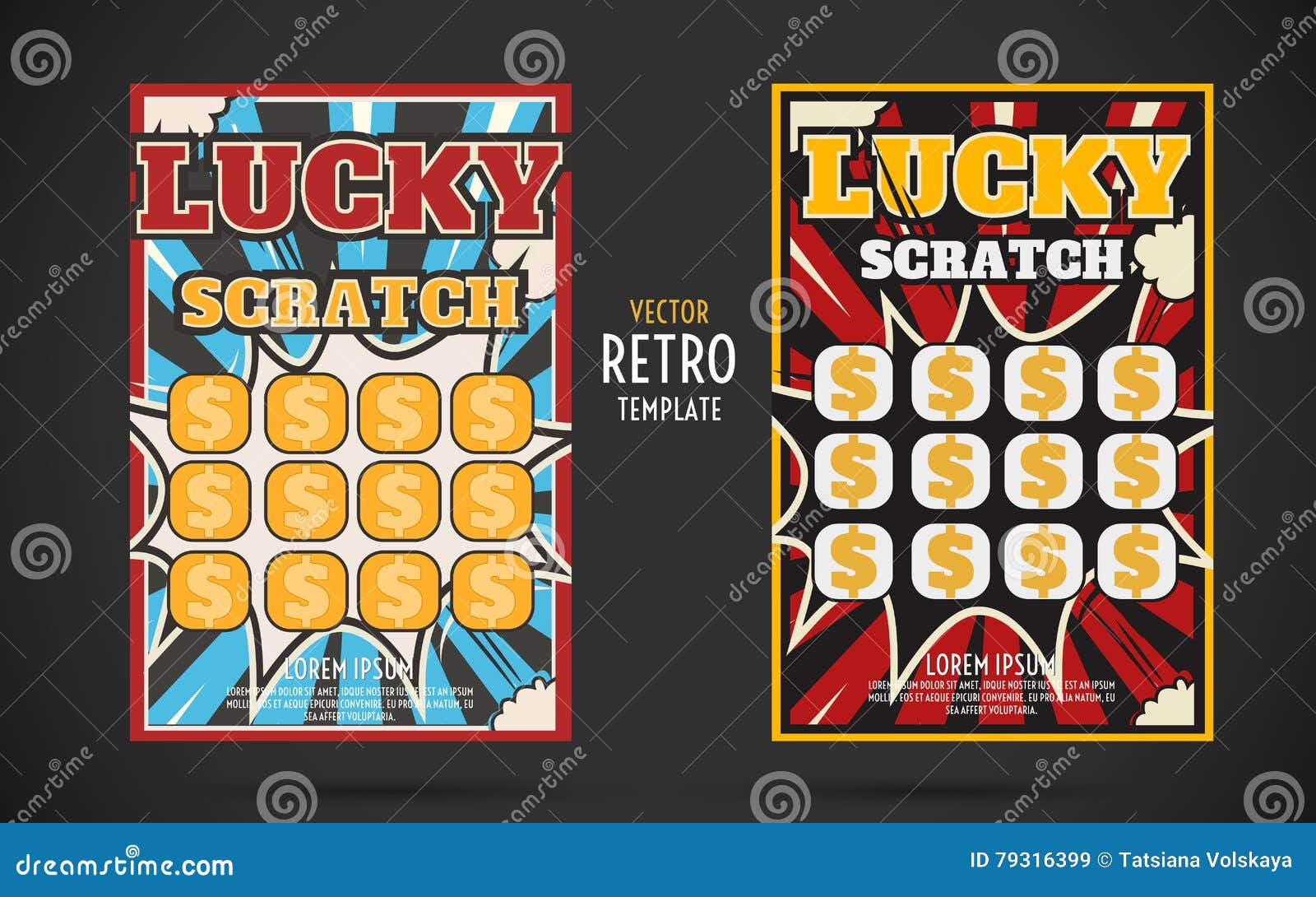 Scratch Off Card Templates