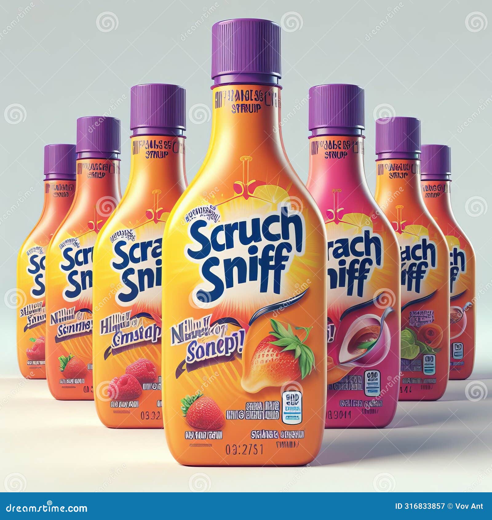 scratch and sniff syrups syrups with hidden scents that can b