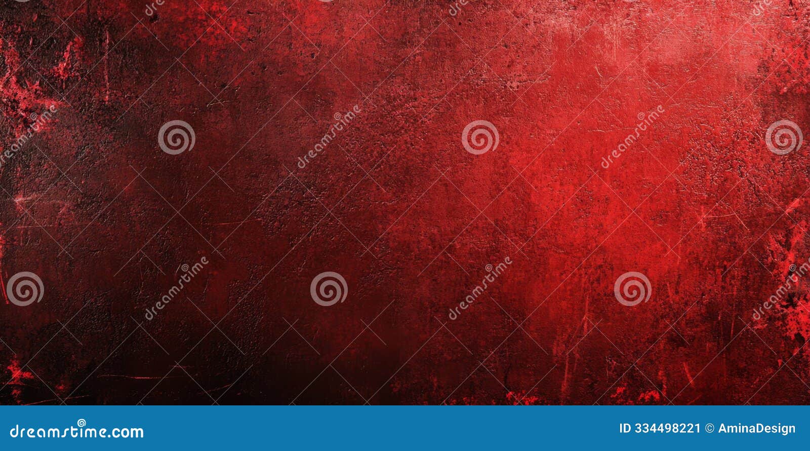 scratched bright red paint set against a gloomy grunge background creates a striking effect