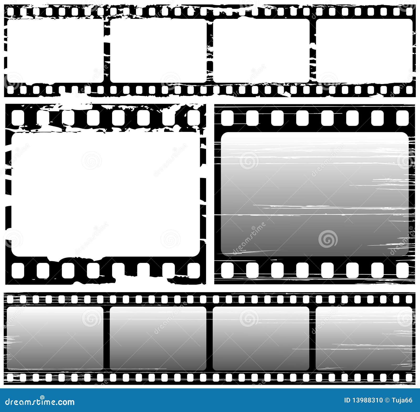 Scratched film stock illustration. Illustration of analog 13988310