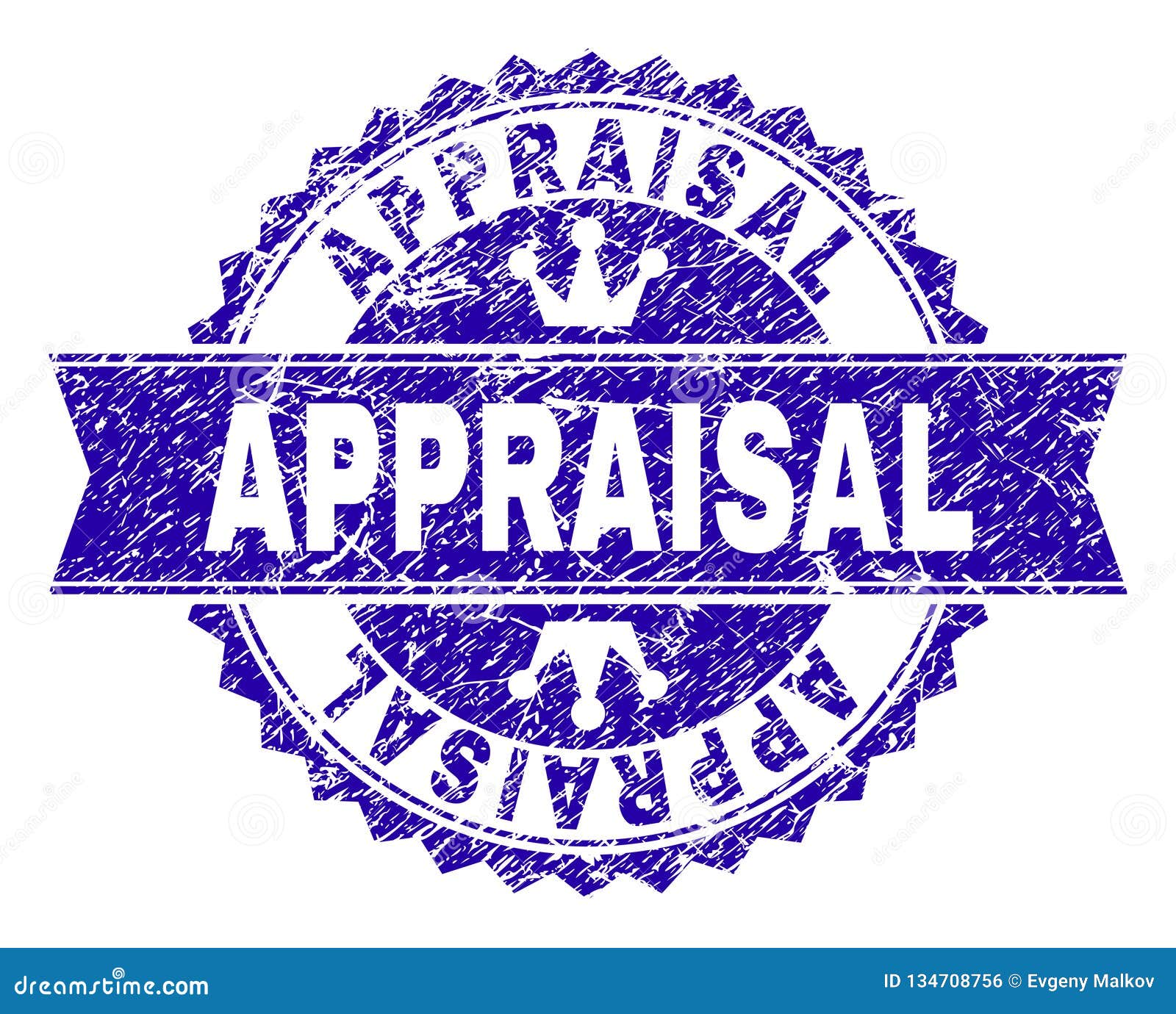 Scratched Textured APPRAISAL Stamp Seal with Ribbon Stock Vector -  Illustration of rubber, unclean: 134708756