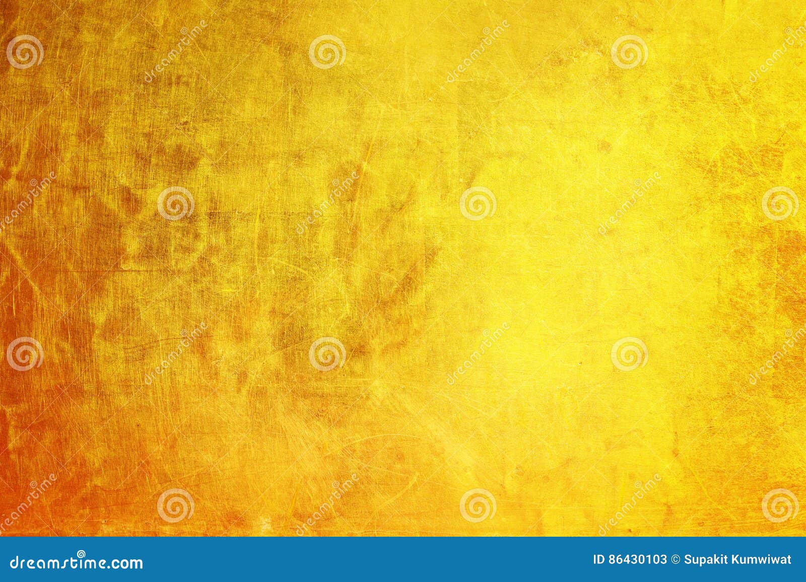 Scratches On A Metallic Gold Background. Stock Image CartoonDealer