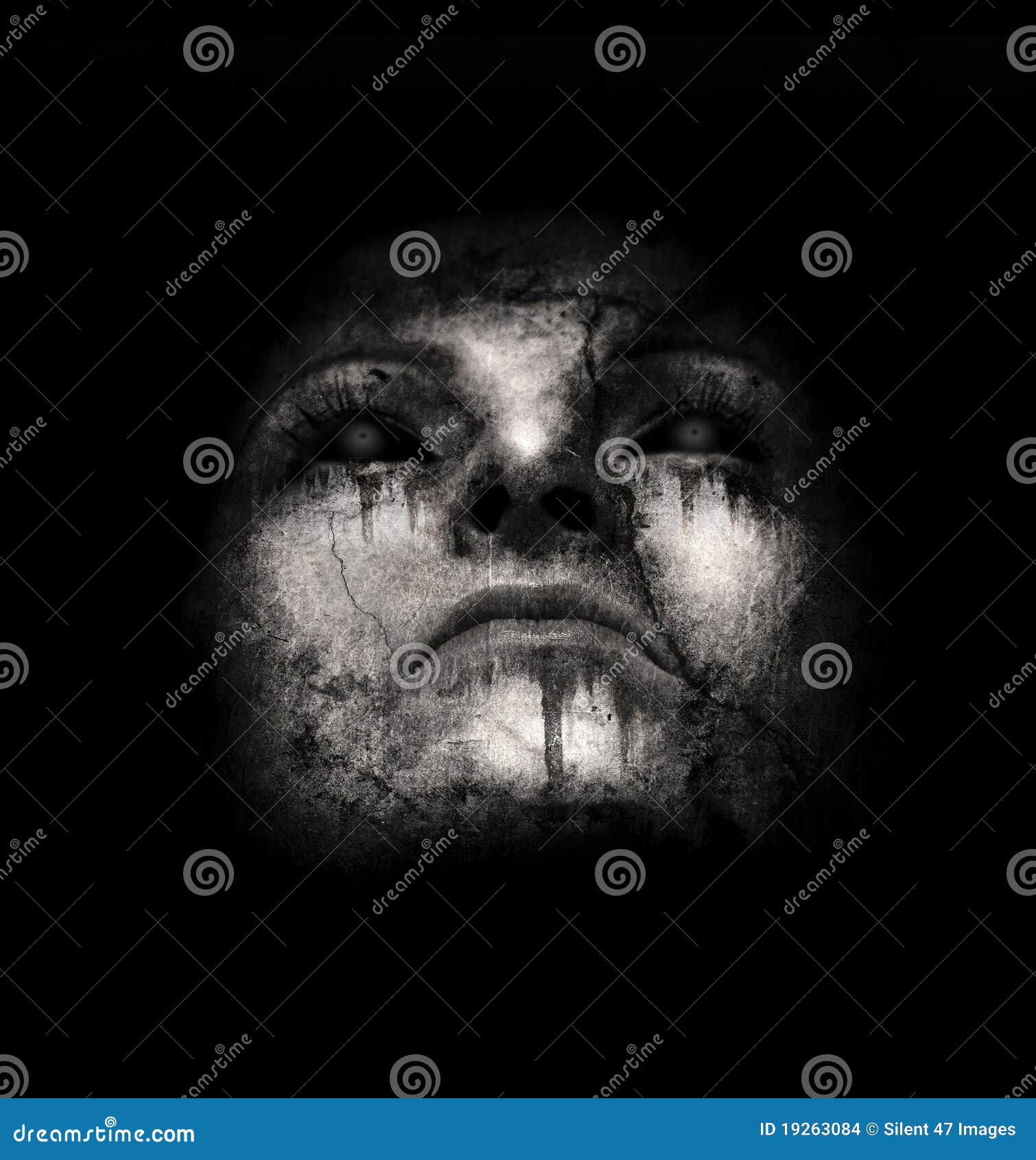 Screaming for help stock photo. Image of cracks, creepy - 19263084