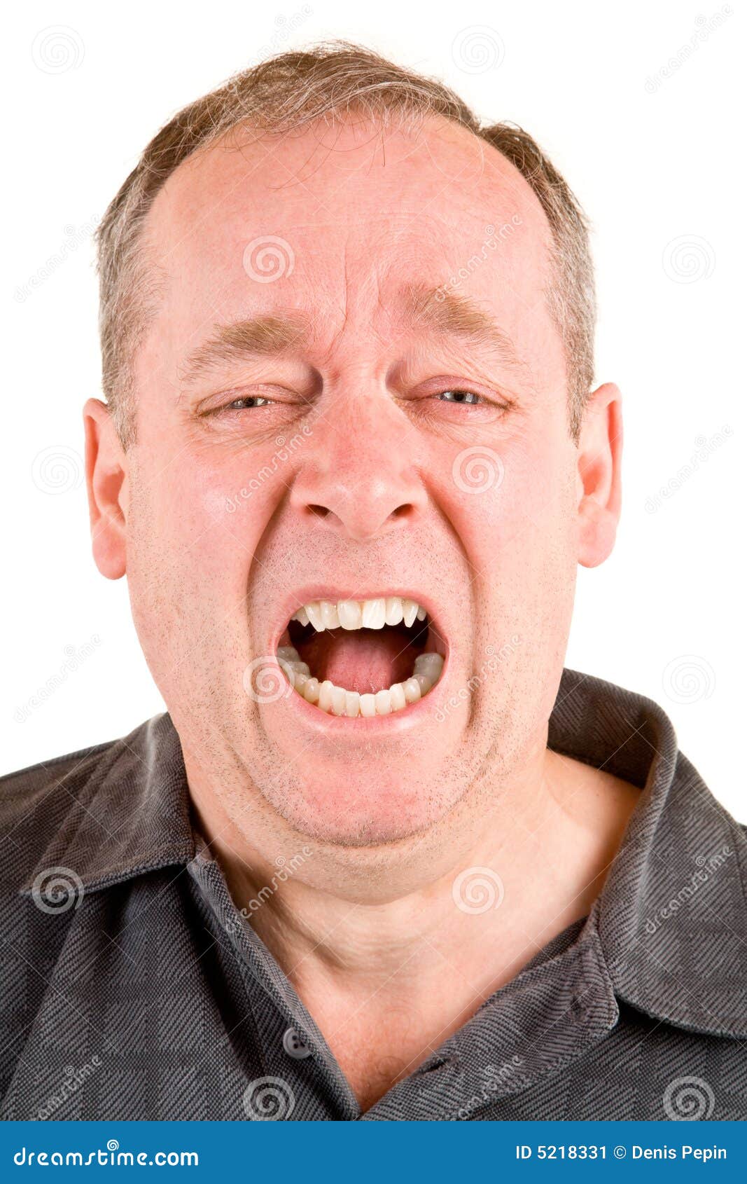 Screaming for Help stock image. Image of emotion, expression 5218331