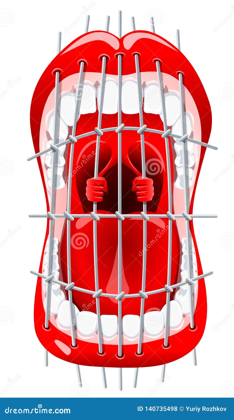 Metal Prison Bars Vector. Isolated On Transparent Background. Realistic