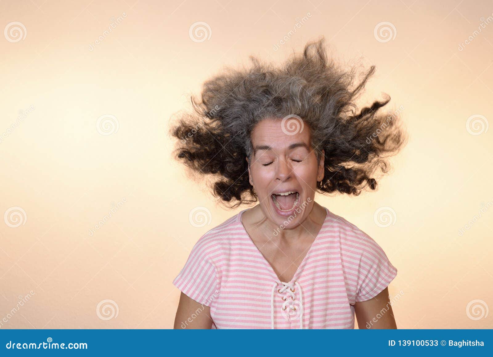 Bad Hair Day Screaming Woman Flying Graying Hair Stock Image - Image of graying, fedup: 139100533 Bad Hair Day Screaming Woman Flying Graying Hair Stock Image - Image of graying, fedup: 139100533