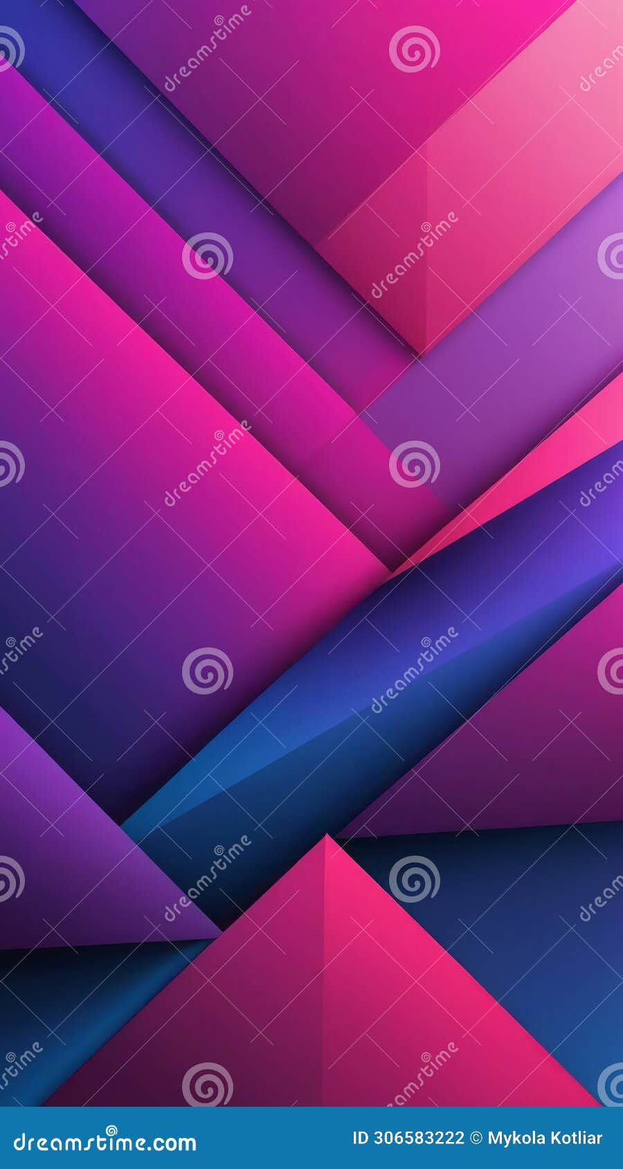 screen background from trapezoidal and fuchsia