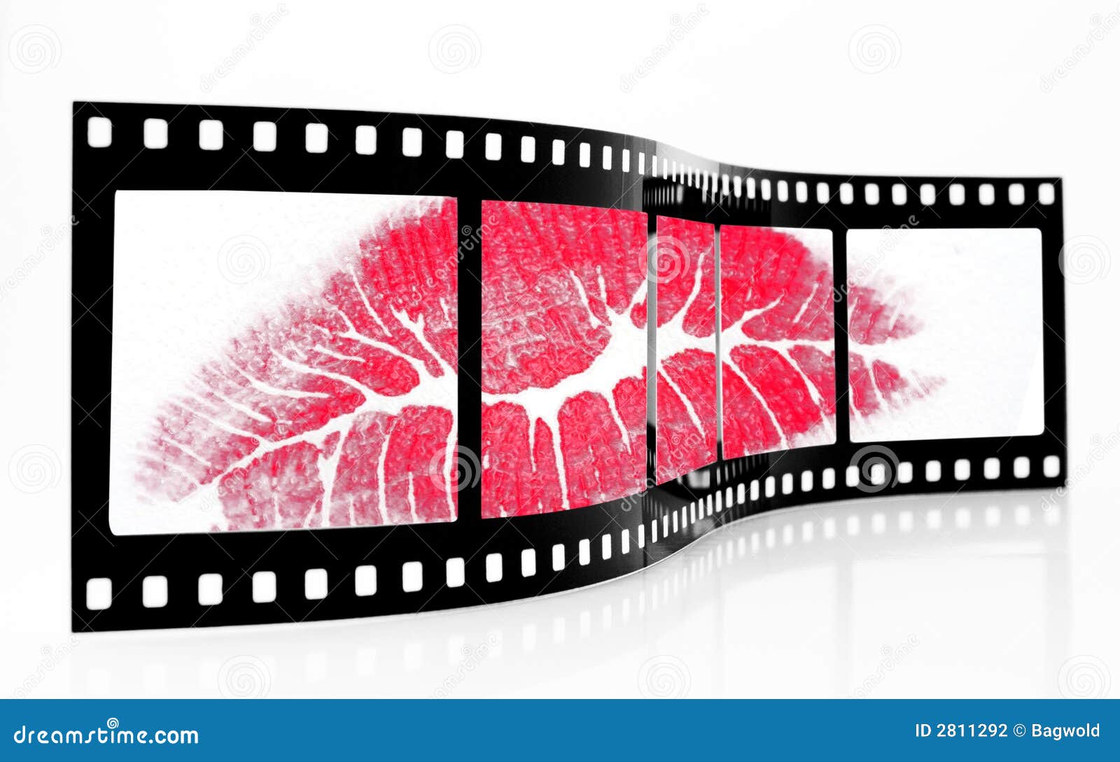 Screen Kiss stock illustration. Illustration of mouth 2811292