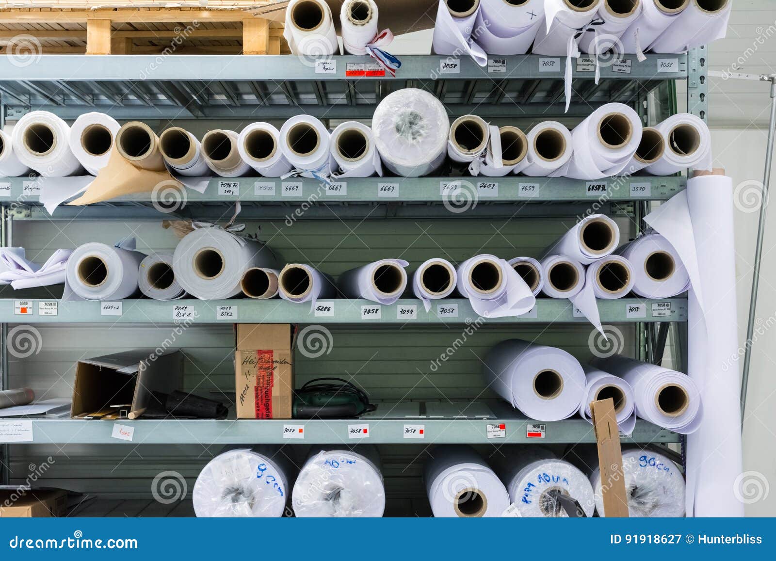 Screen Printing Material Rolls Shelf Machine Industrial Professional