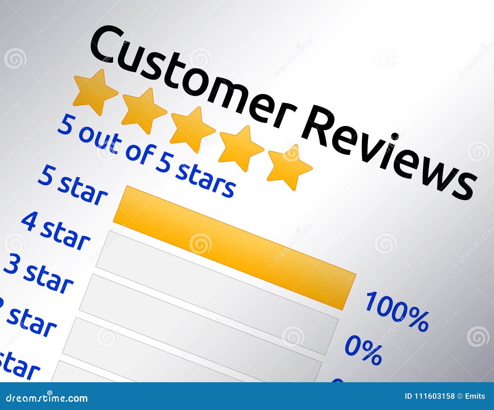 5 star rating review