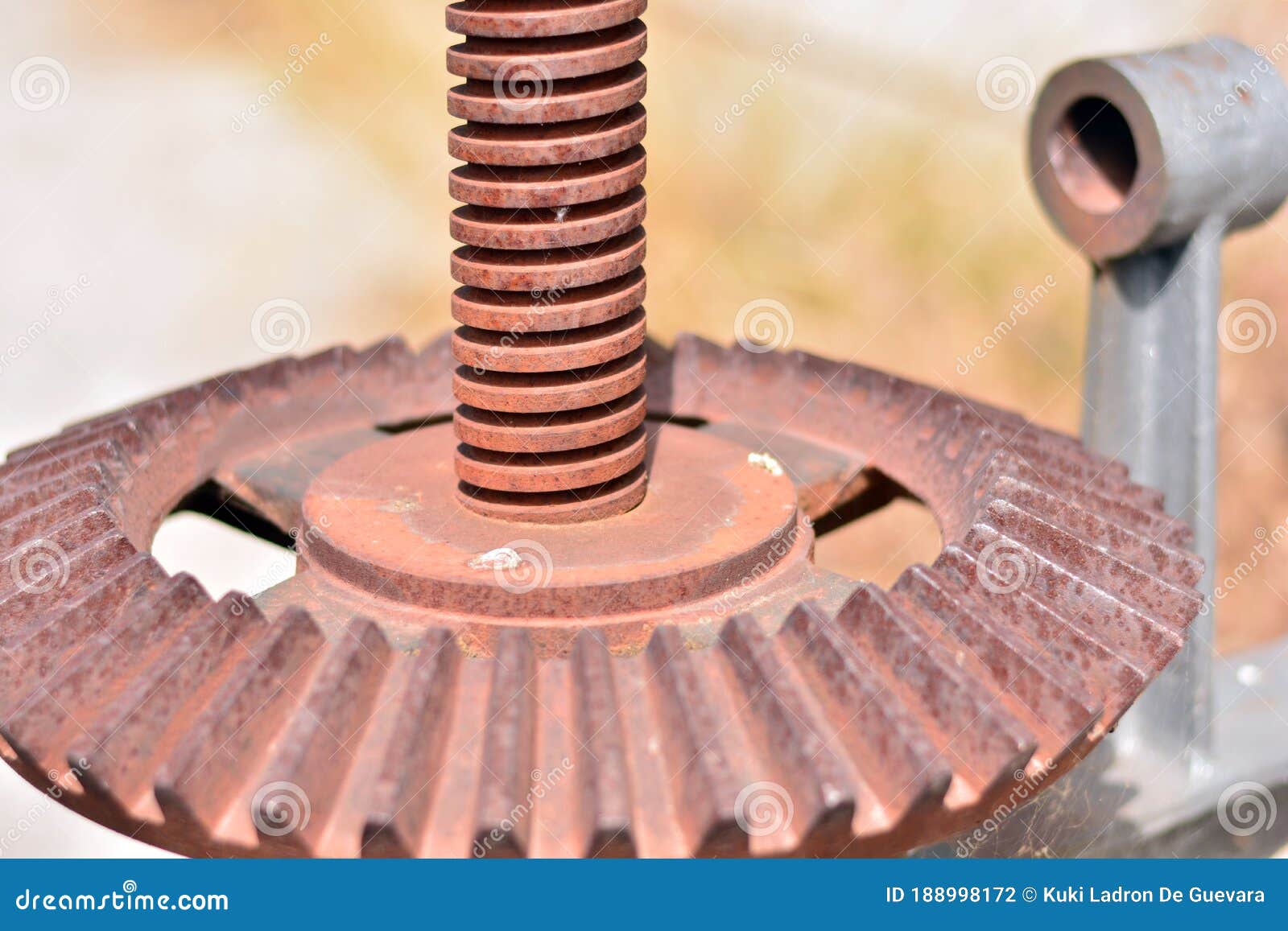 steel gears from an old mechanical device