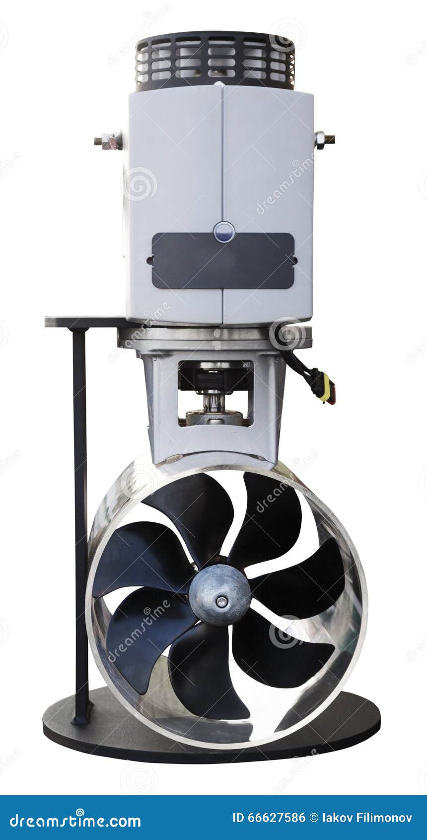 Propeller Isolated on White Background Stock Photo - Image of equipment