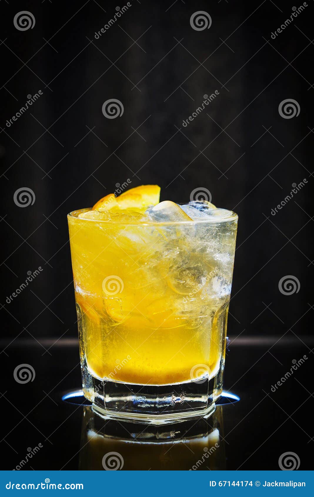 Screwdriver Classic Orange and Vodka Cocktail Drink Stock Photo Image