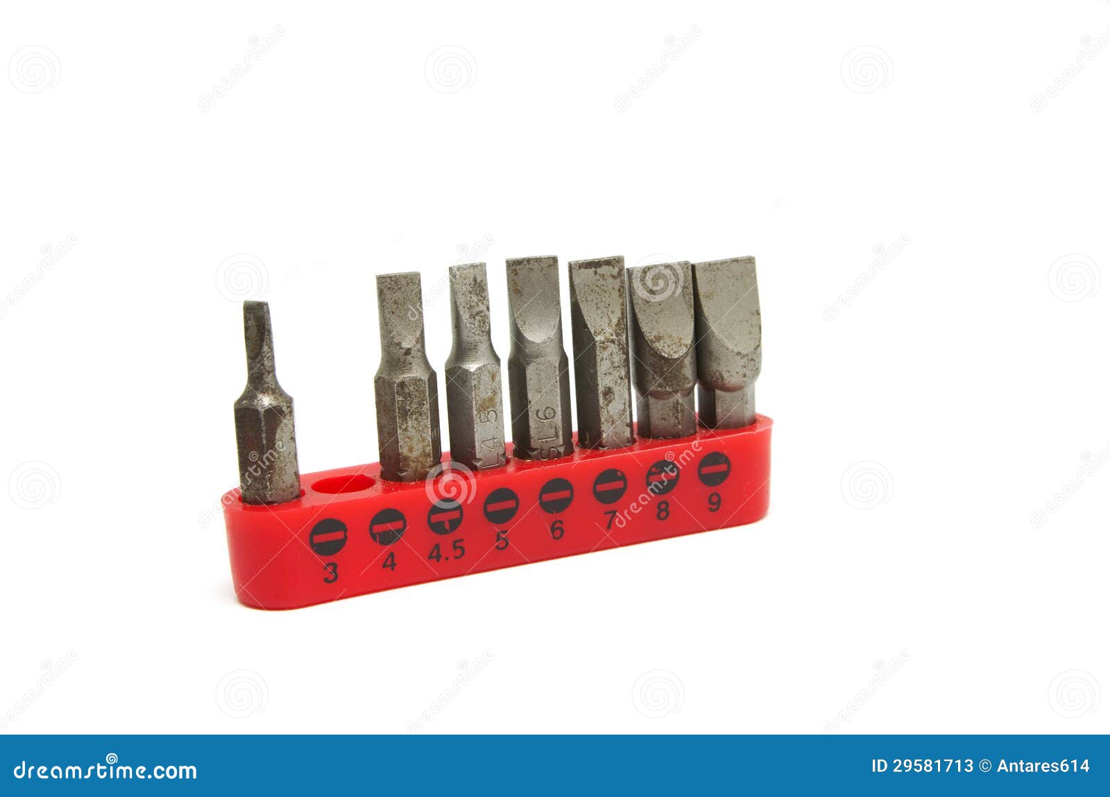 Screwdriver heads stock image. Image of tools, size, machine 29581713
