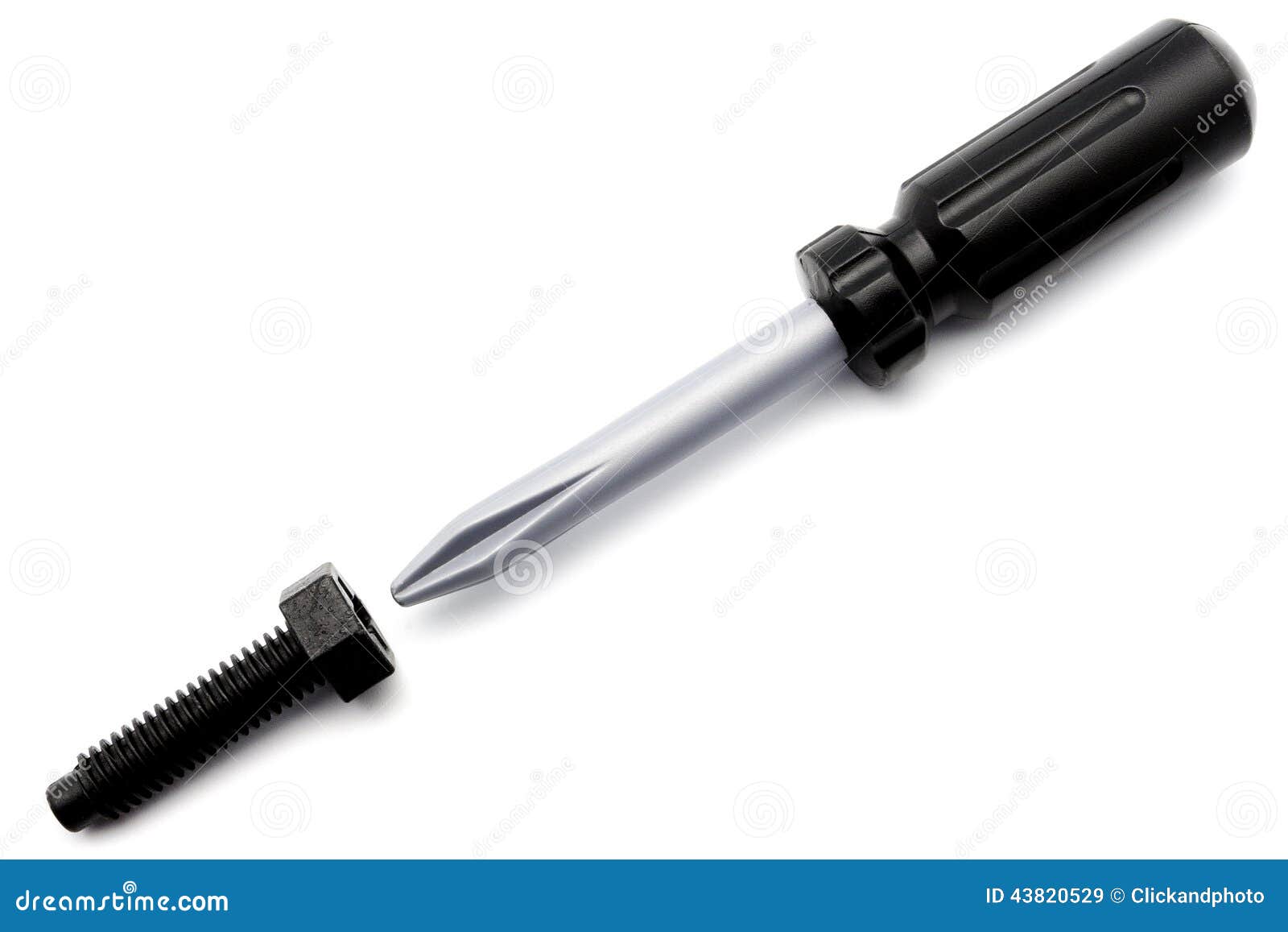 Screwdriver and toy stock image. Image of equipment, home 43820529