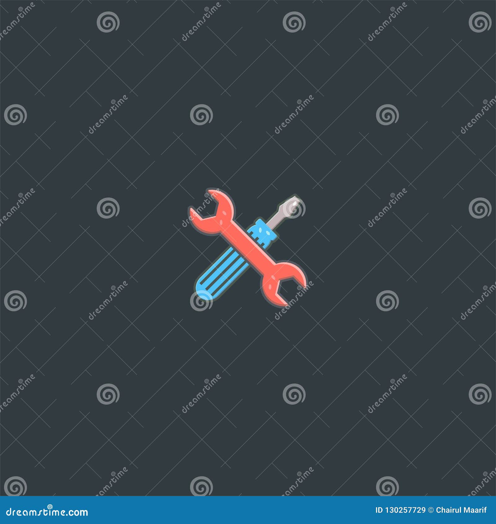 Screwdriver and Tool Logo Design. Symbol Dan Icon Vector Template Stock