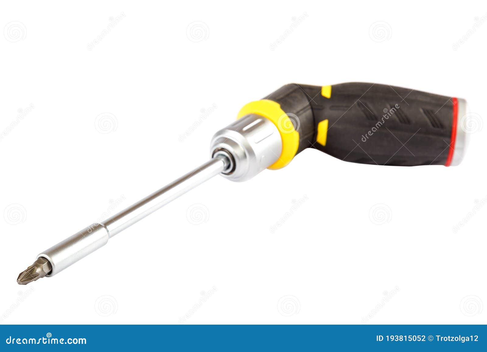 Screwdriver Universal Isolated on a White Background Stock Photo