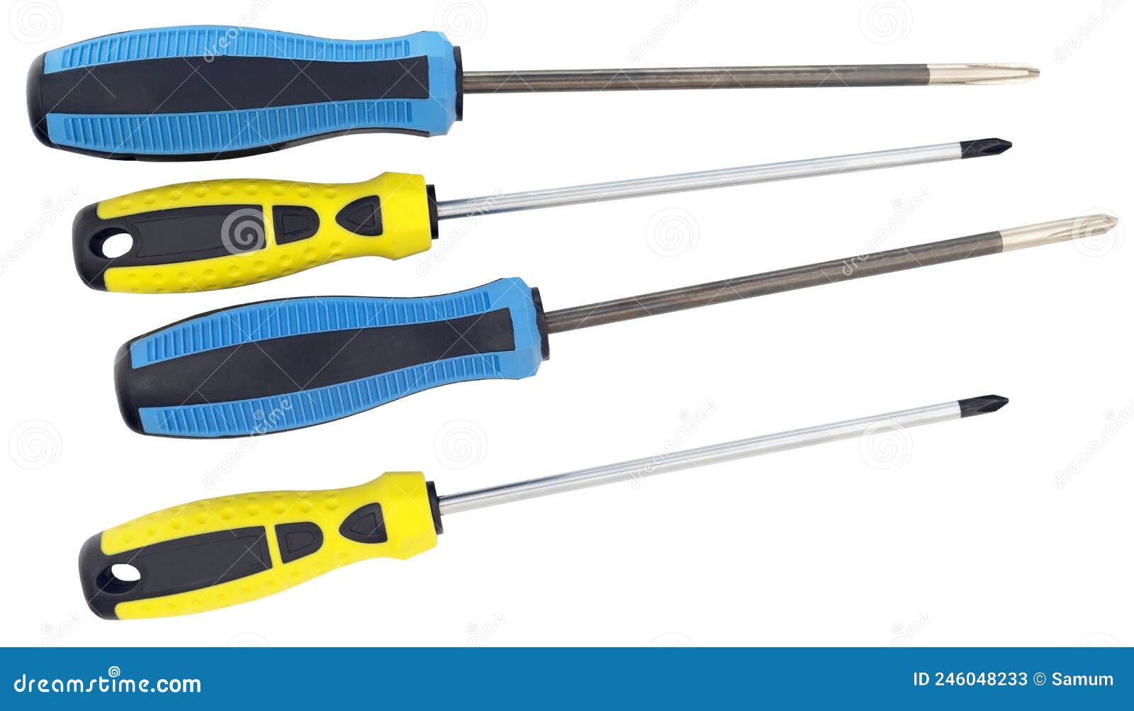 Screwdrivers Isolated on a White Stock Image Image of screwdriver