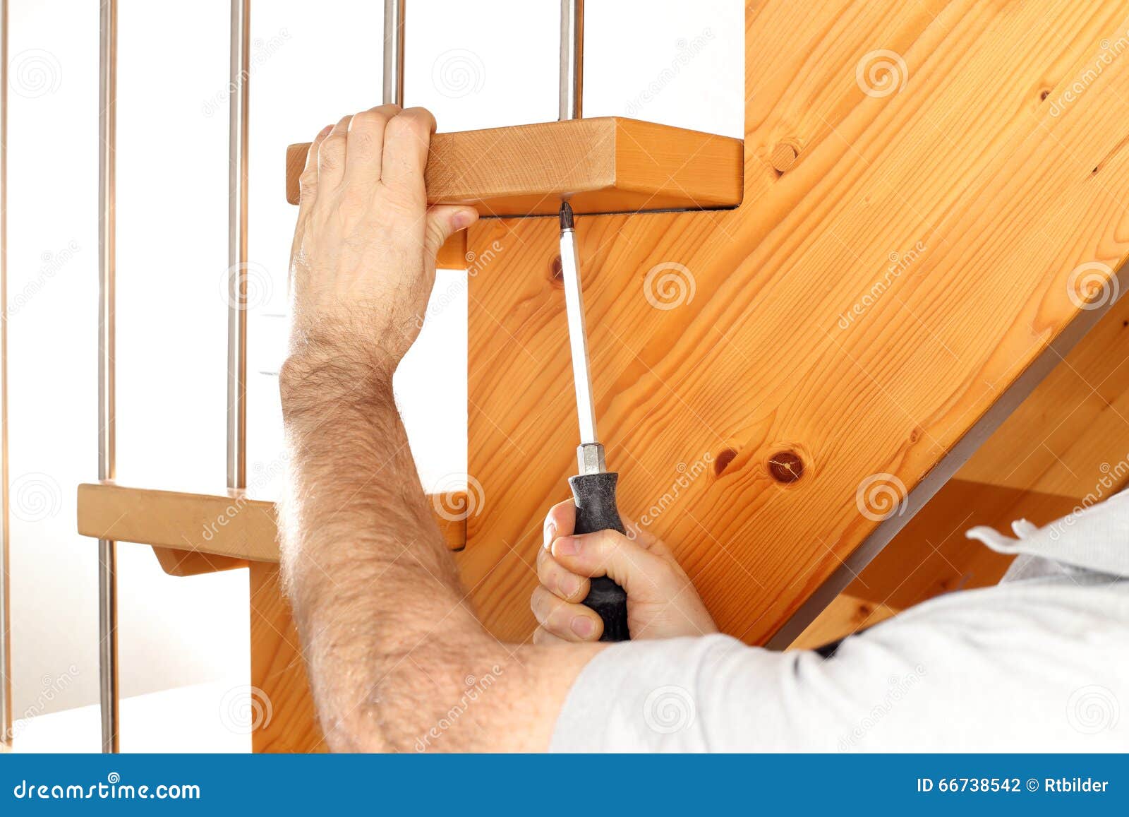 Screwing on stairs stock photo. Image of caucasian, building 66738542