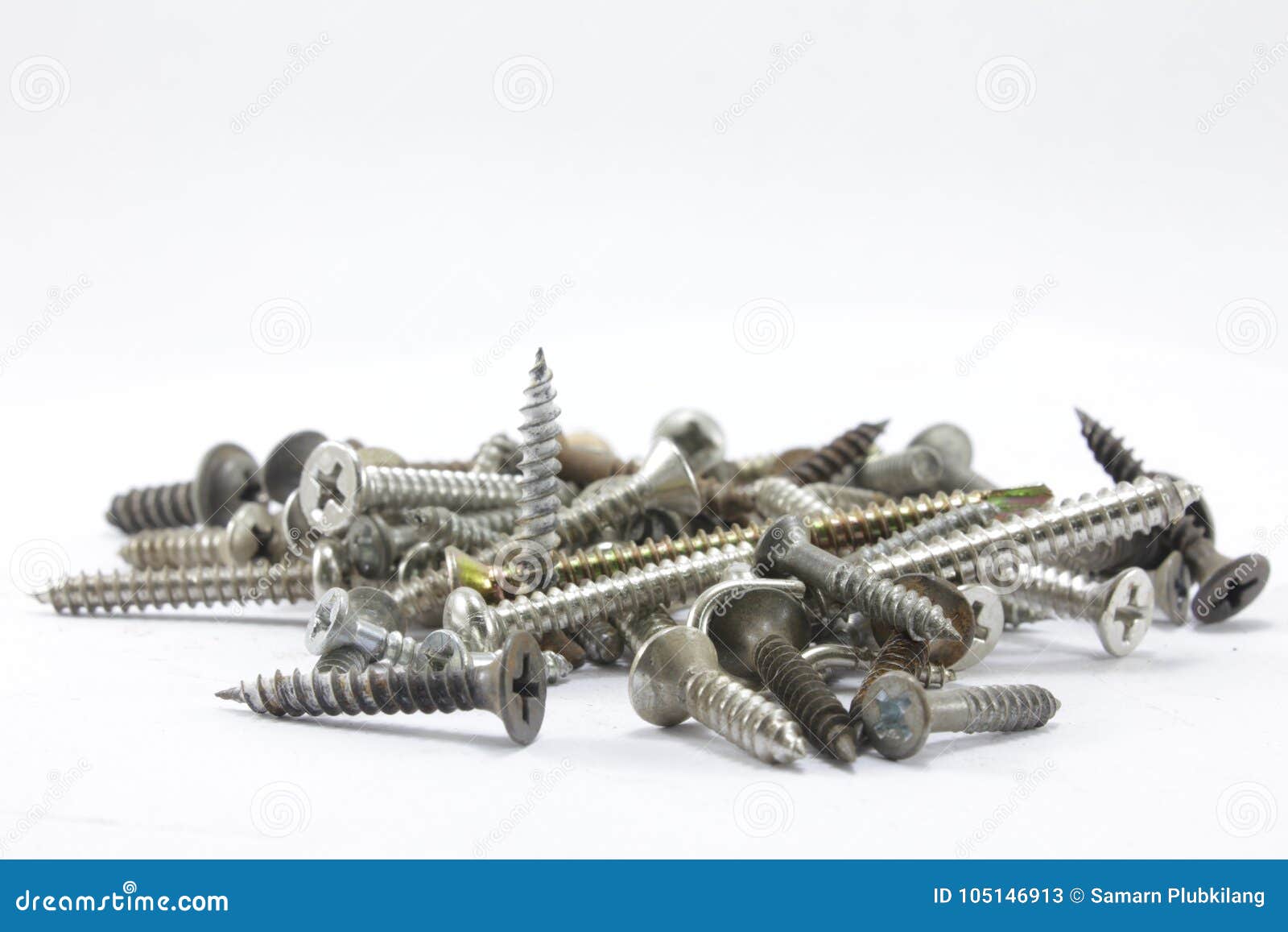 Screws, Nuts, Bolts and Nails Stock Image Image of nuts, iron 105146913