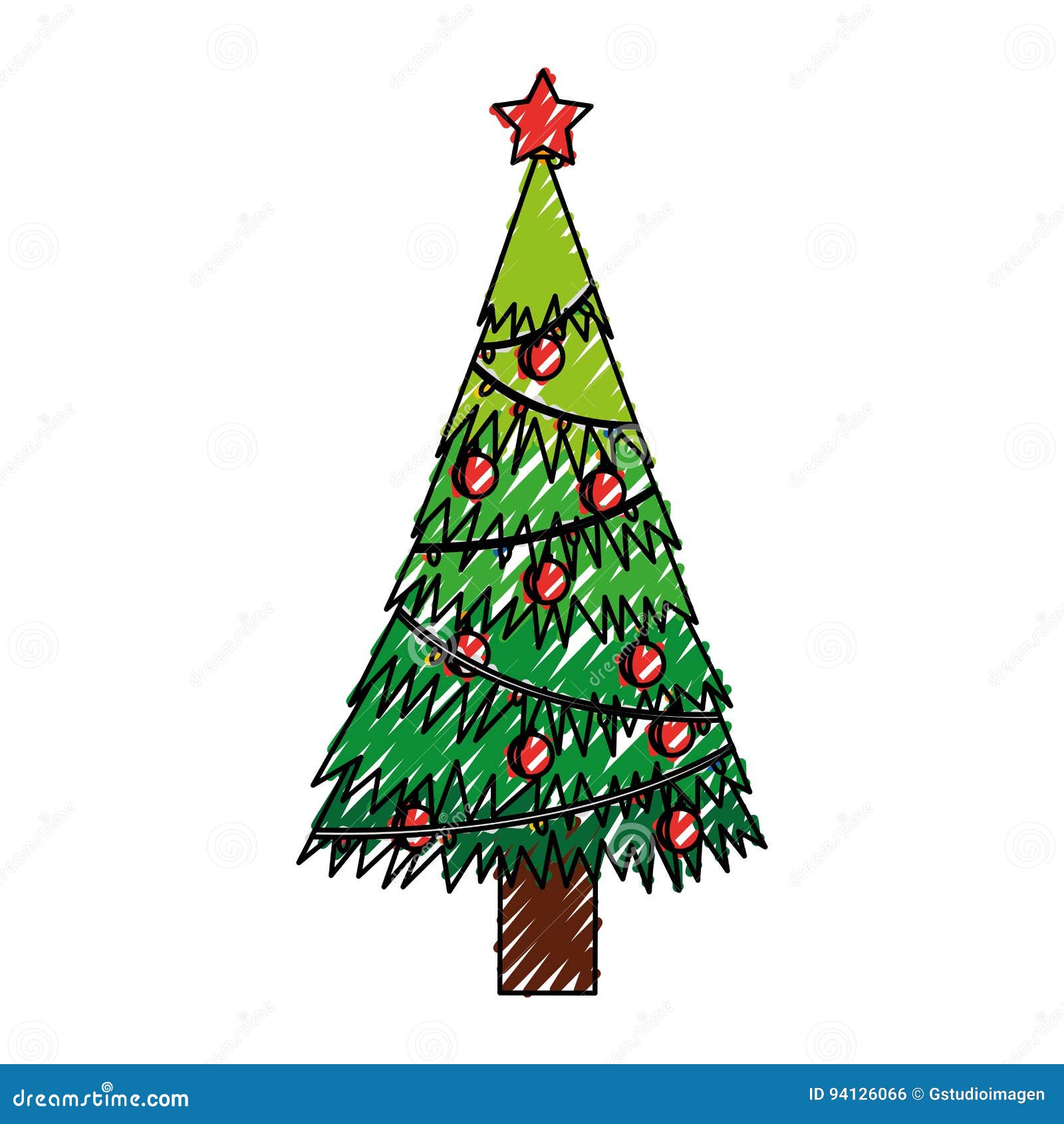 Best Photos of Christmas Tree Drawing  Steps How to Draw a   ClipArt  Best  ClipArt Best