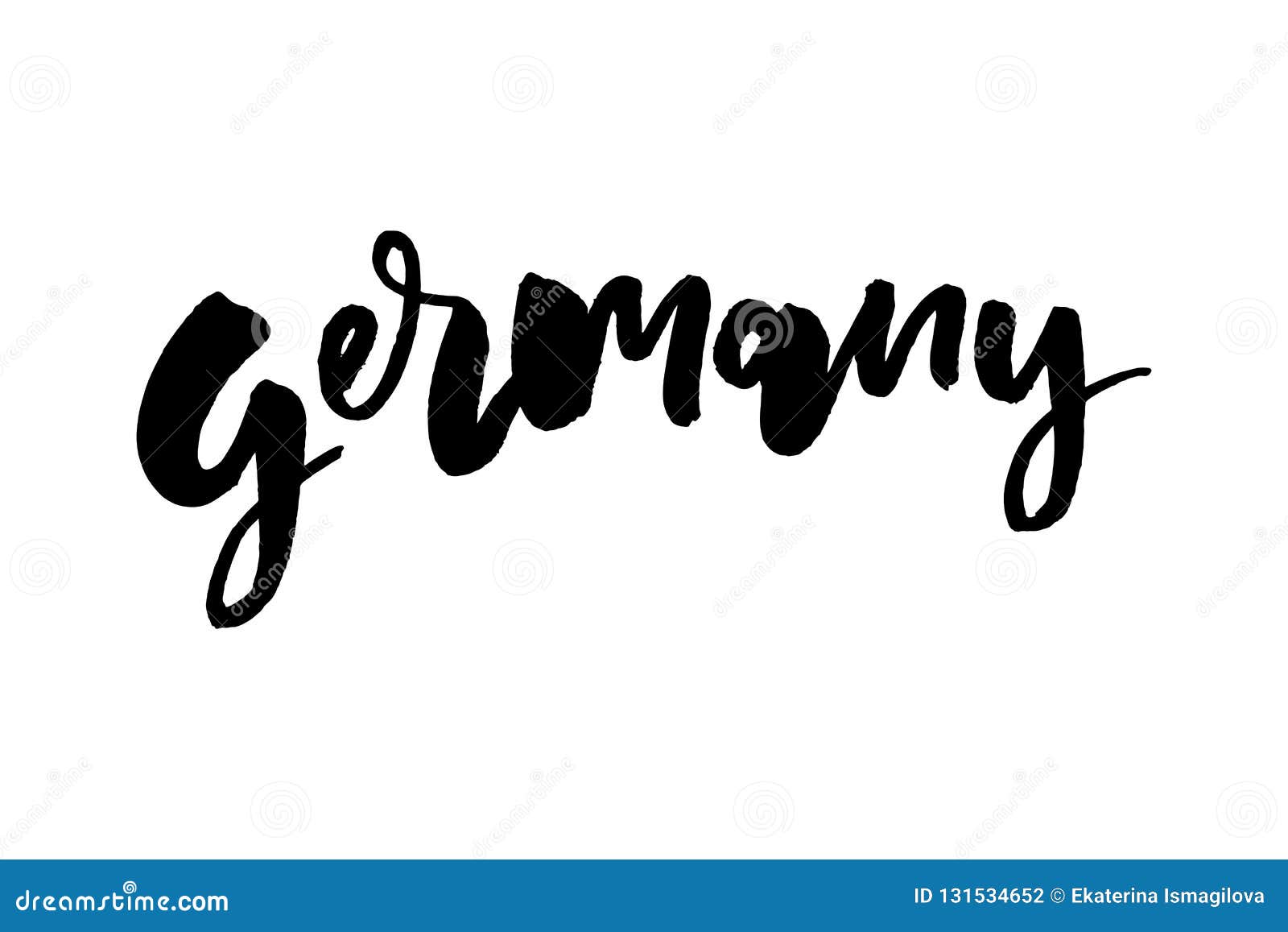 Script Text Word Art Lettering Design Vector Of Country Name For