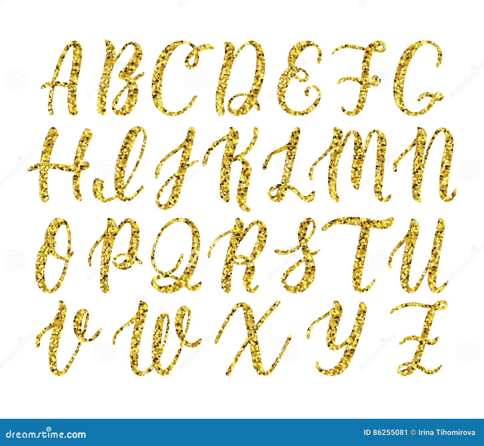 SCARICA LETTERE GLITTERATE DA