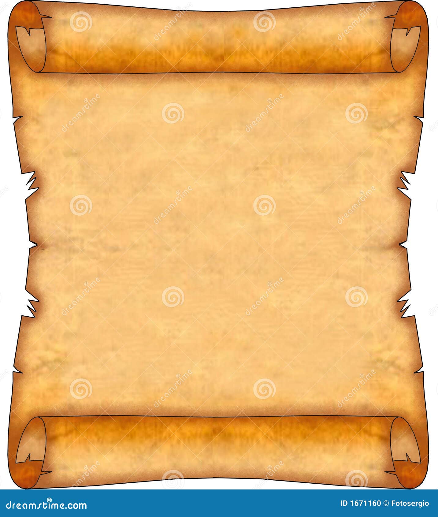 Old Scroll Paper Illustration Stock Illustration - Illustration of paper,  frame: 133716336