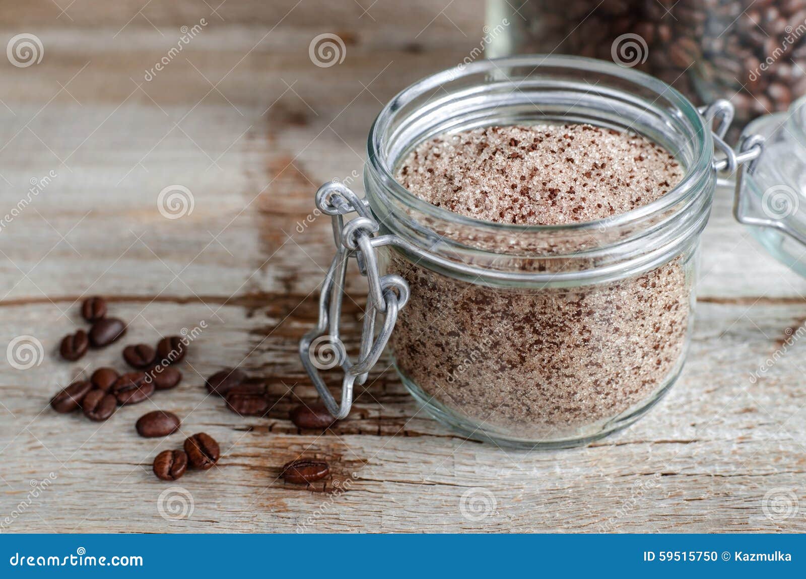 Scrub Made of Sugar and Ground Coffee Stock Photo Image of aroma
