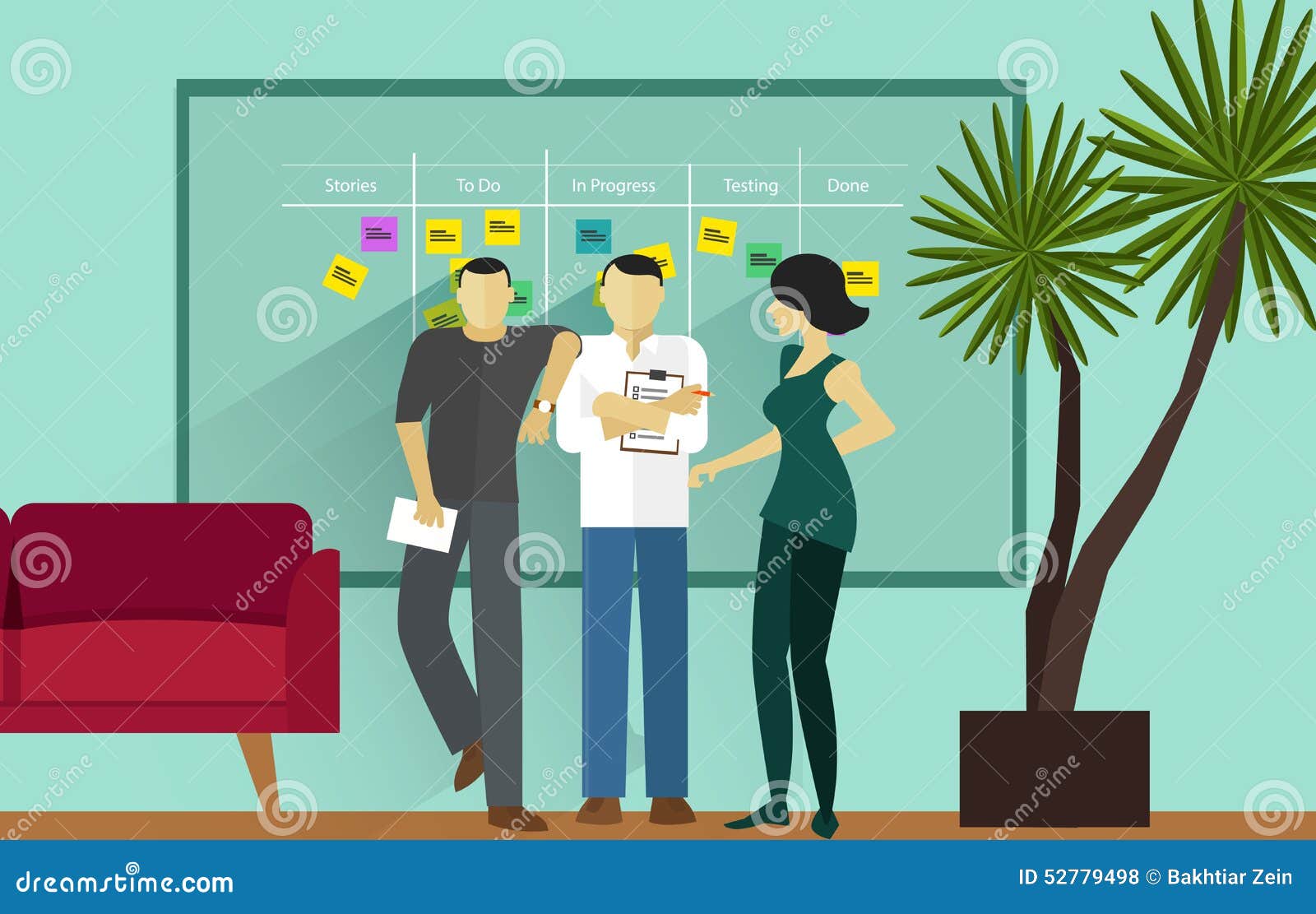 scrum agile methodology software standing meeting