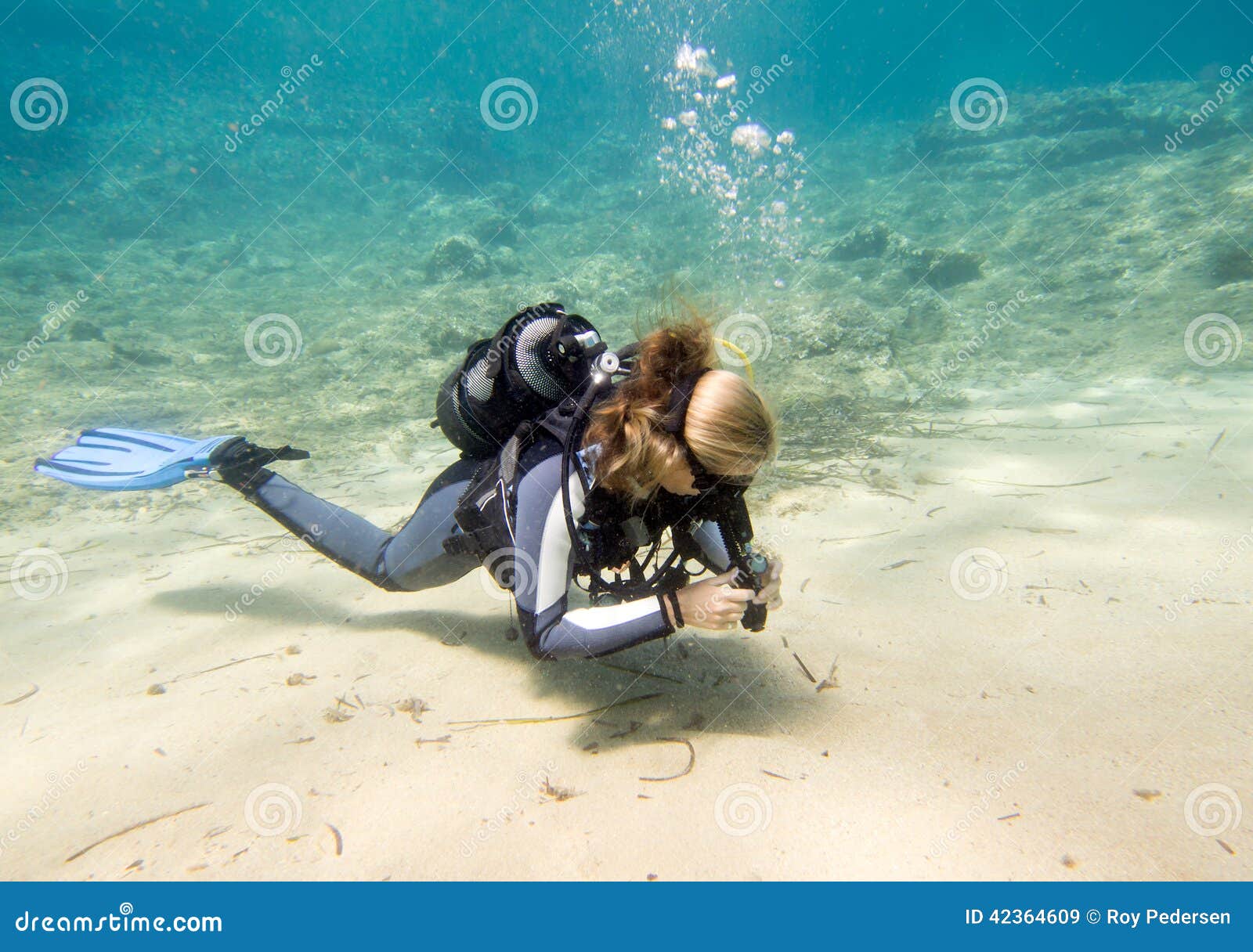 Scuba Diver stock image. Image of buoyancy, relax, padi 42364609