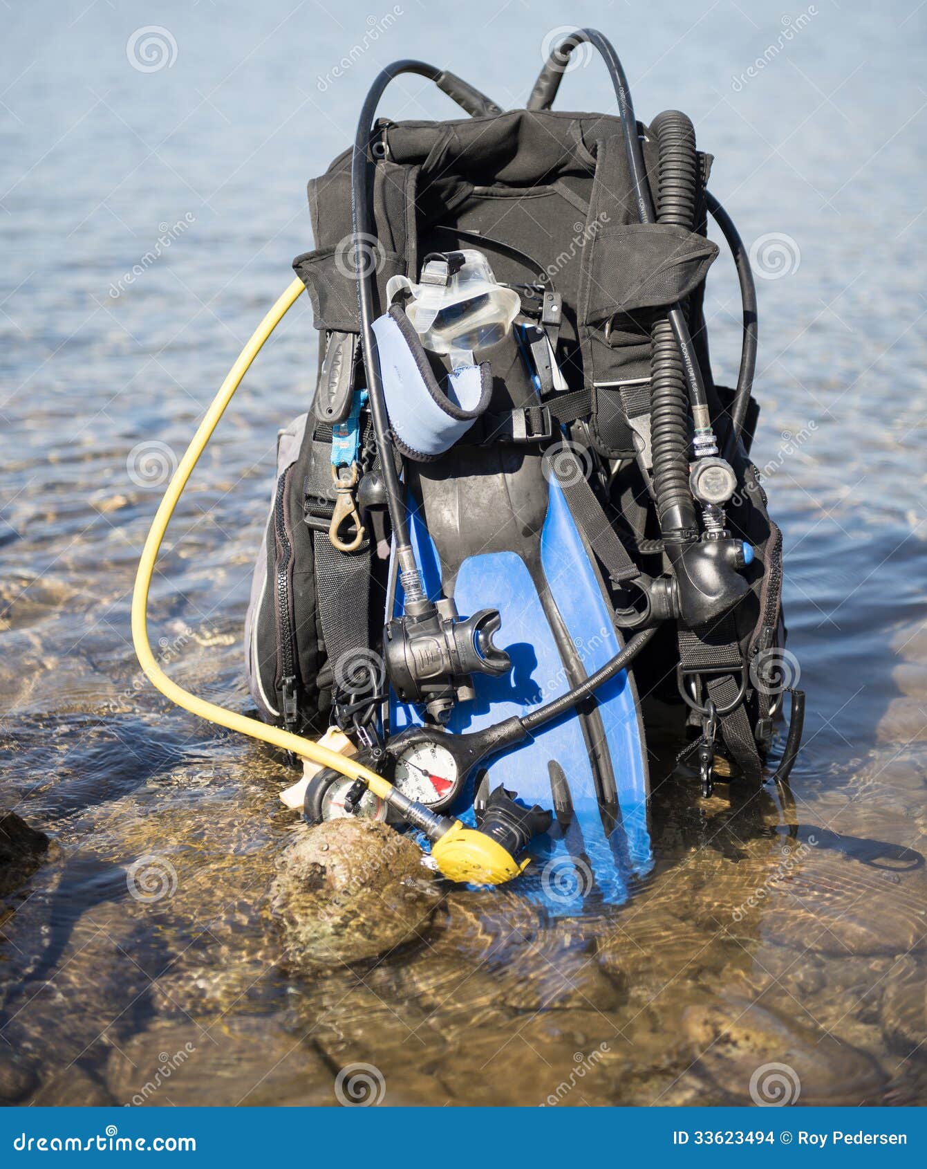 Scuba Gear stock photo. Image of outside, mask, regulator 33623494