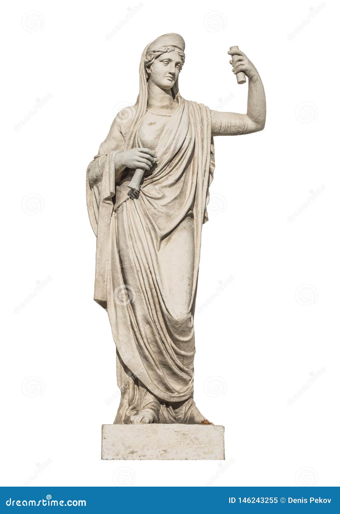 sculpture of the ancient greek god athena