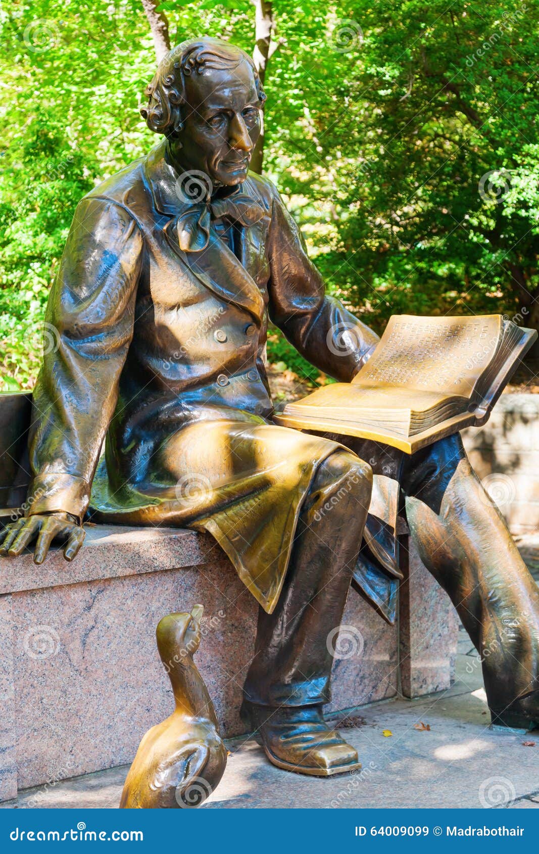 The Hans Christian Andersen Statue, Central Park, NYC