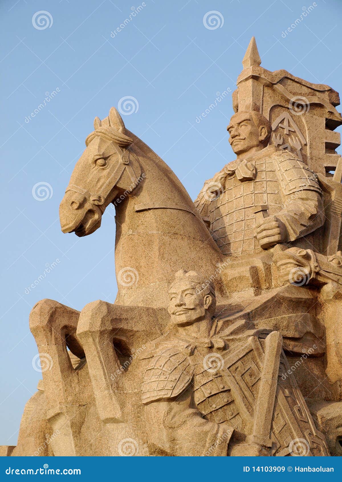 Sculpture of Horses and Soldiers Stock Image Image of rider, ride
