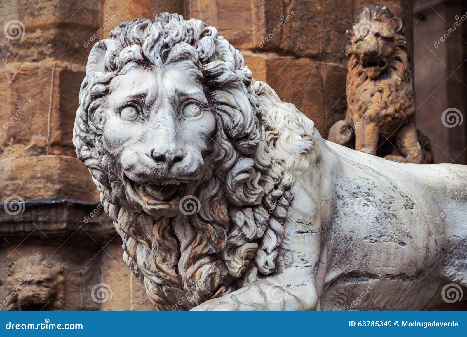 Sculpture of Lion Located in Florence Stock Image Image of florence