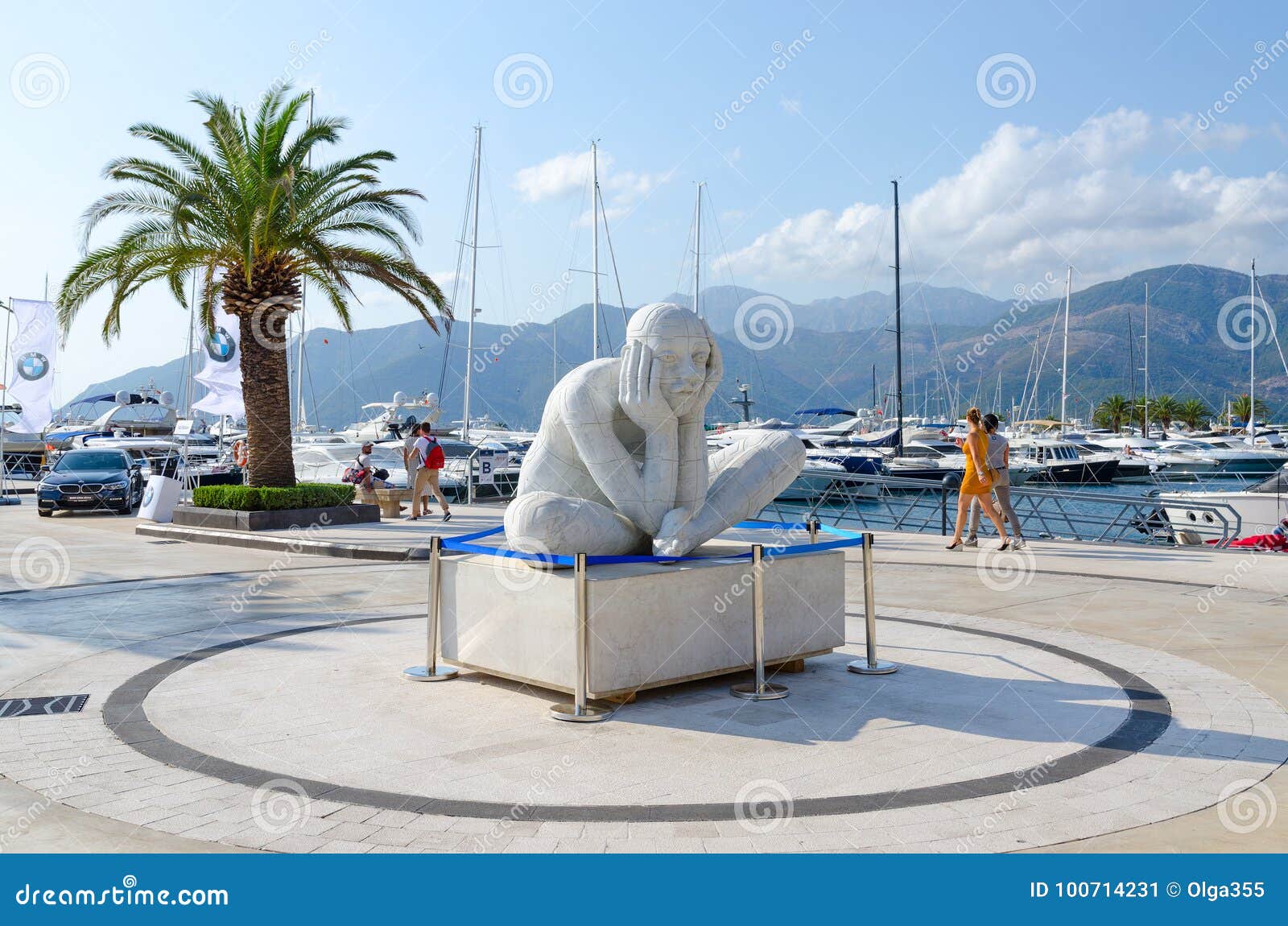 Sculpture Near Elite Yacht Club Porto Montenegro in Popular Resort Town of  Tivat, Montenegro Editorial Photo - Image of landscape, dock: 100714231