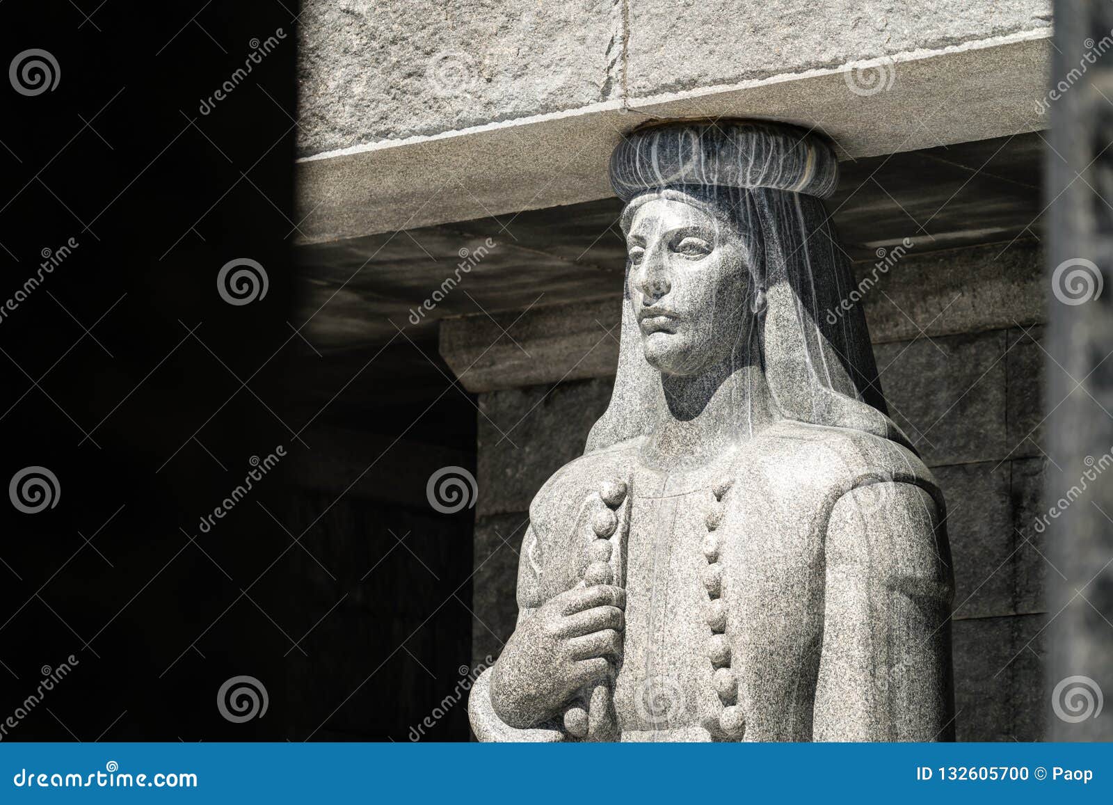 Sculpture in Petar Petrovic Njegos Mausoleum Stock Photo - Image of ...