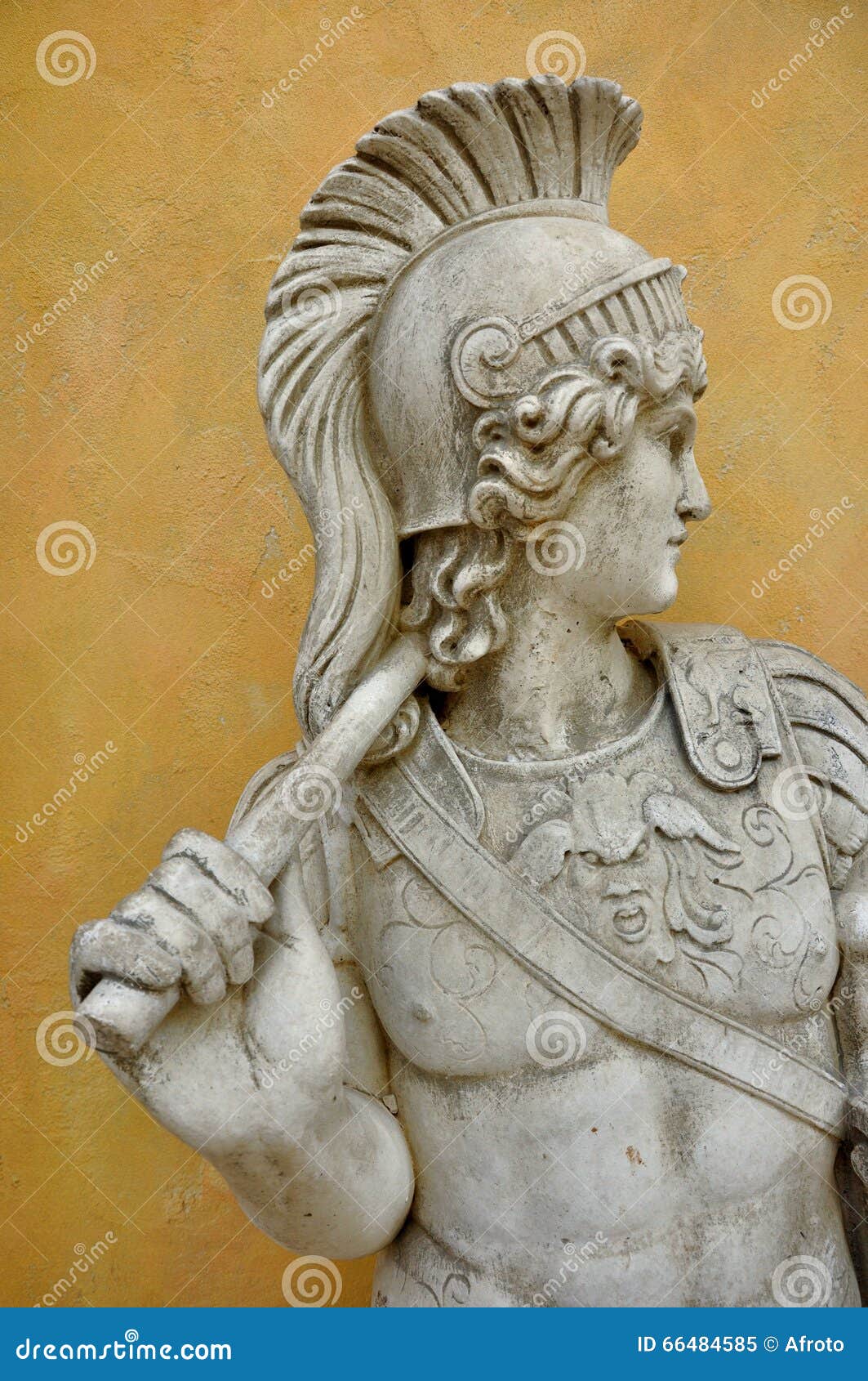 ancient roman warrior statue