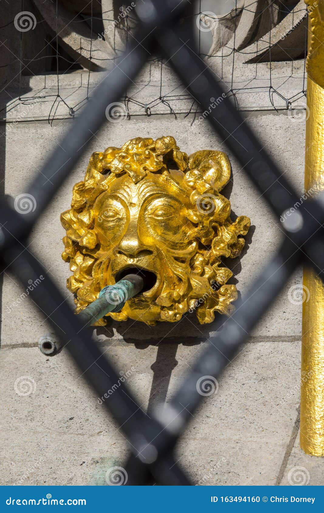 sculpture on the schoner brunnen in nuremberg